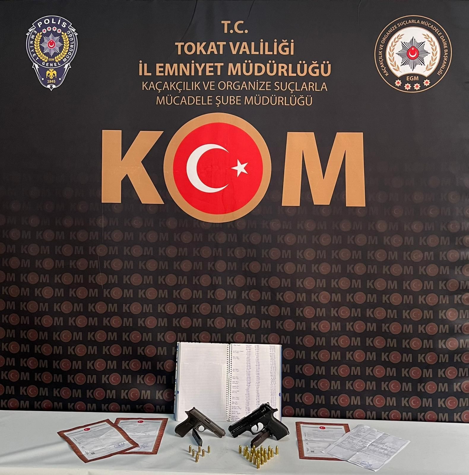 Turhal ilçesinde “Tefecilik, Tehdit suçundan 9 kişi yakalandı